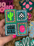 Cowgirl Stamp