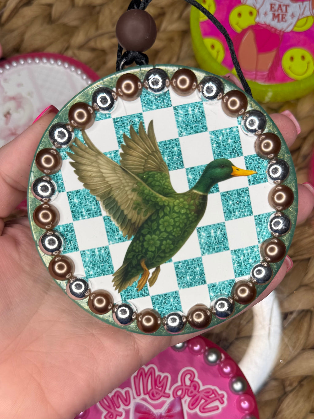 3.5In Cardstock with Pearls
