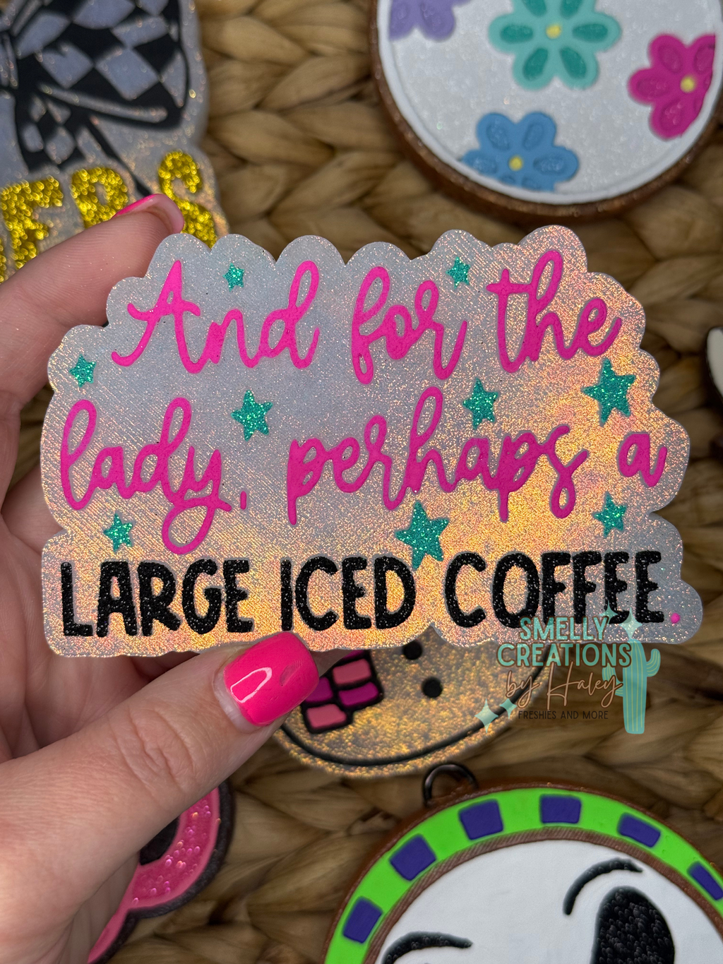 For the Lady, Large Iced Coffee