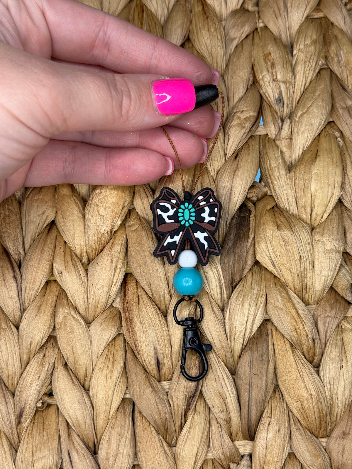 Cowprint Bow Hanger