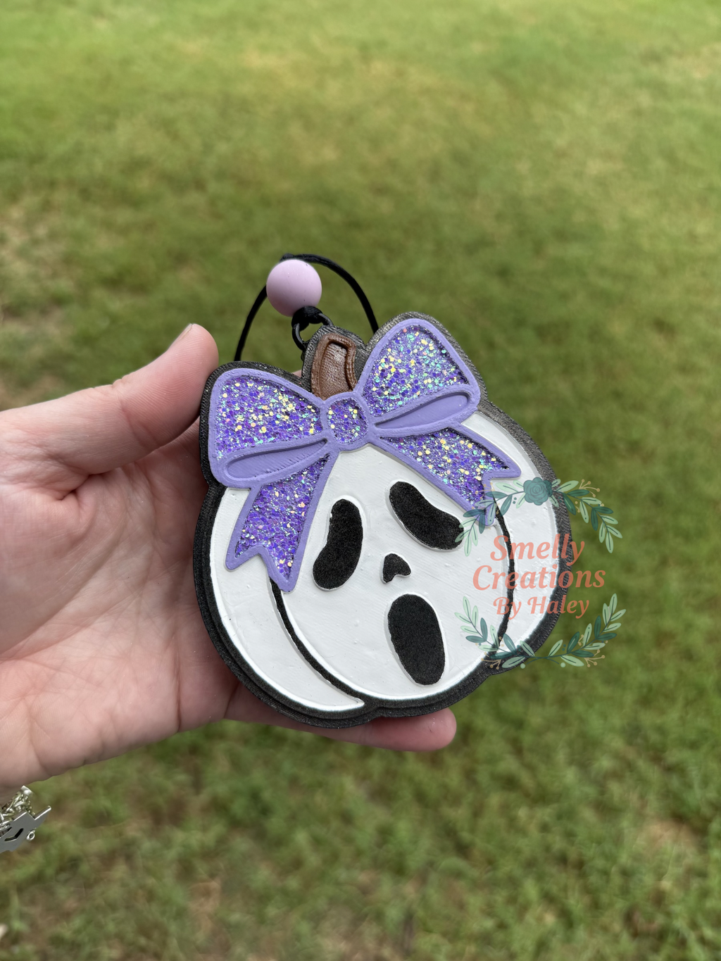 Ghostface Pumpkin Car Freshie