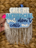Blue Antisocial with Fringe