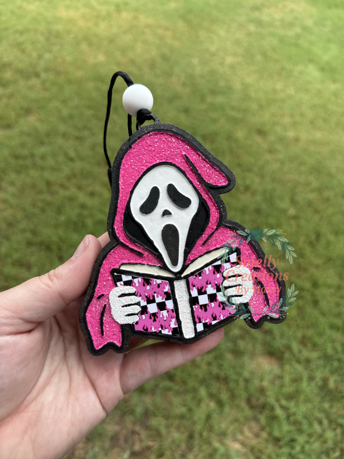 Bookish Ghostface Car freshie