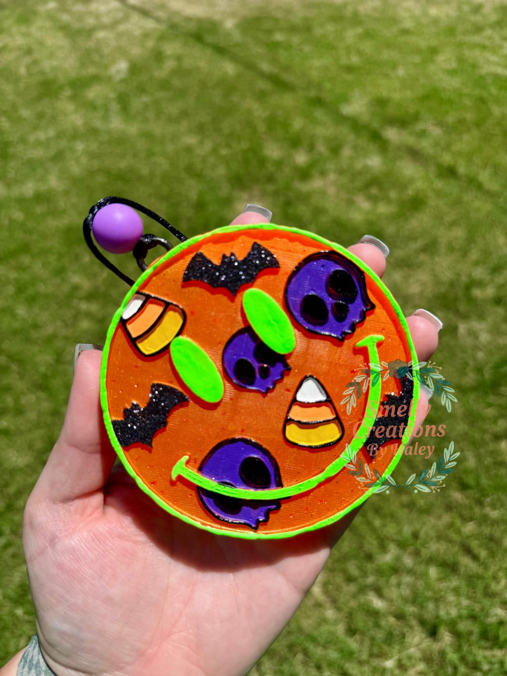 Candy Corn Smiley Car Freshie
