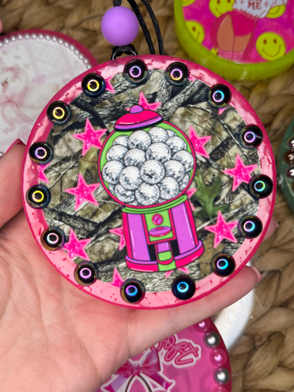 3.5In Cardstock with Pearls